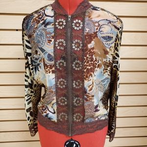 Jacket animal print.